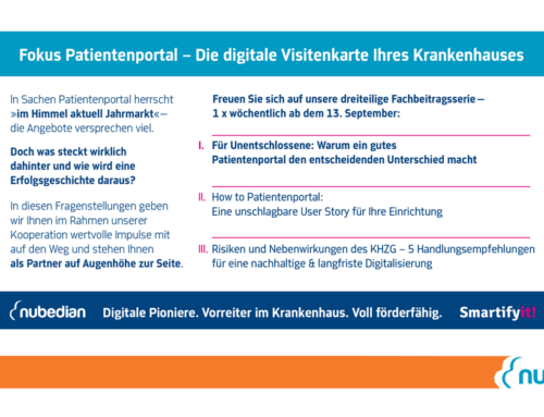 User Story Patientenportal (Serie Patientenportal Teil 2)