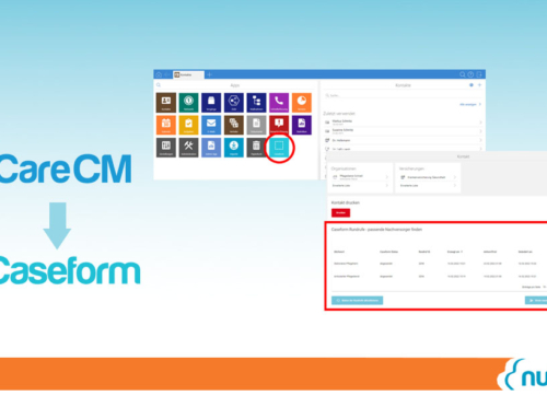 Schnittstelle zwischen Software für Pflegeberatung CareCM und Entlassplattform Caseform